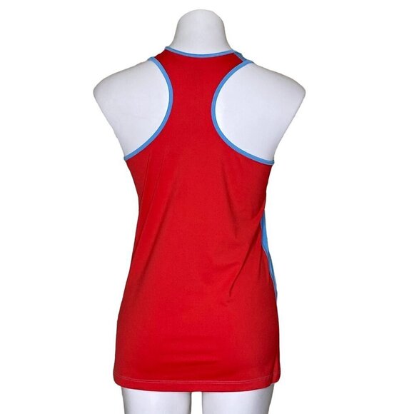 Nike Girls Pro Blue & Red Racerback Logo Tank Top, Sleeveless Girls' Size XL - Picture 4 of 8